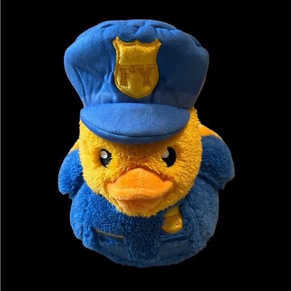 🆕 FuzzYard Plush Police Duck Dog Toy - Picture 8 of 8